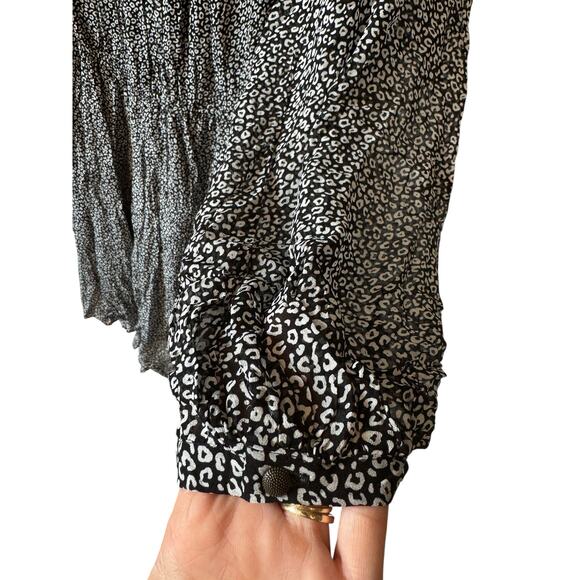 MAEVE BY ANTHROPOLOGIE Carolyn Faux Wrap Dress Cheetah Print Sz 3X $148 MSRP EUC - Picture 5 of 8